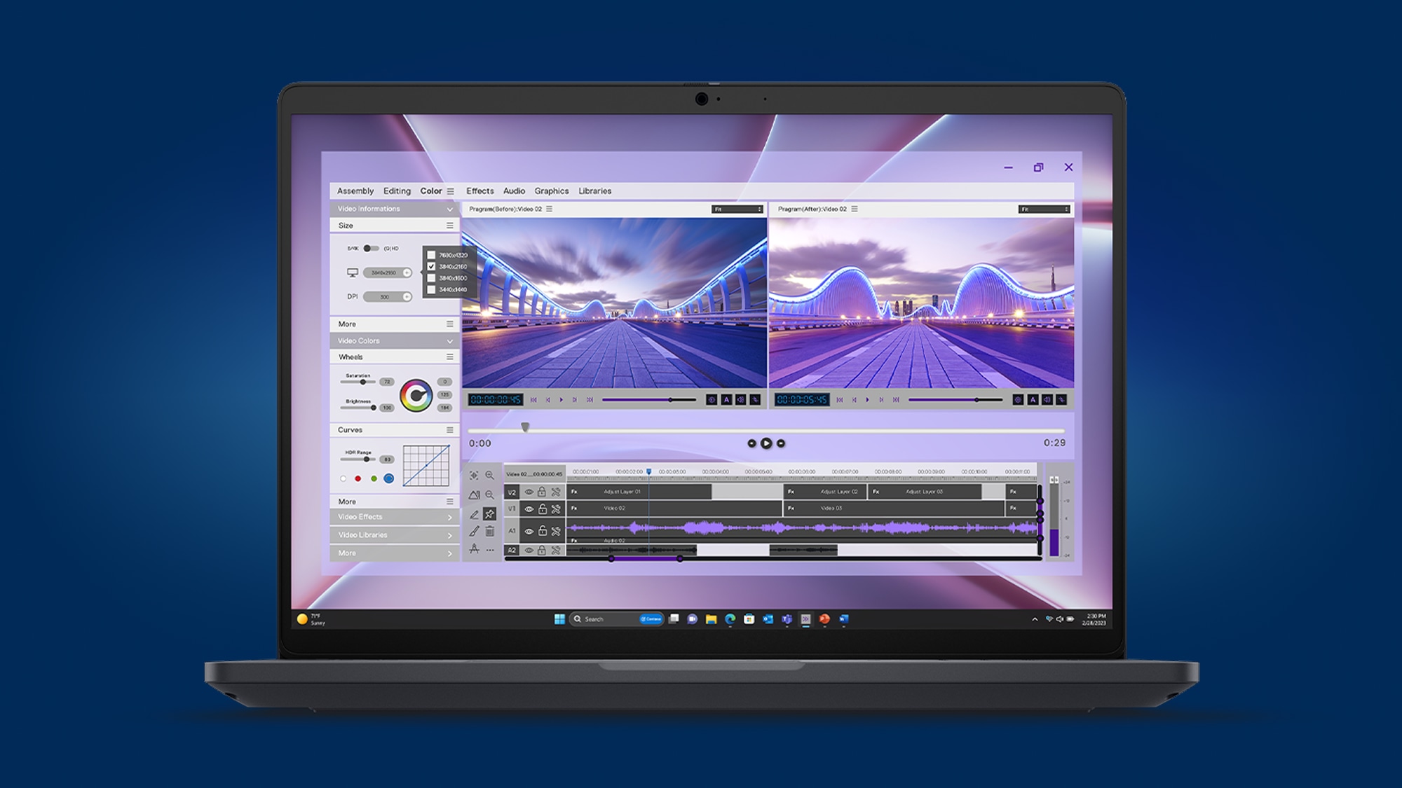 Front-facing Dell Pro Max laptop