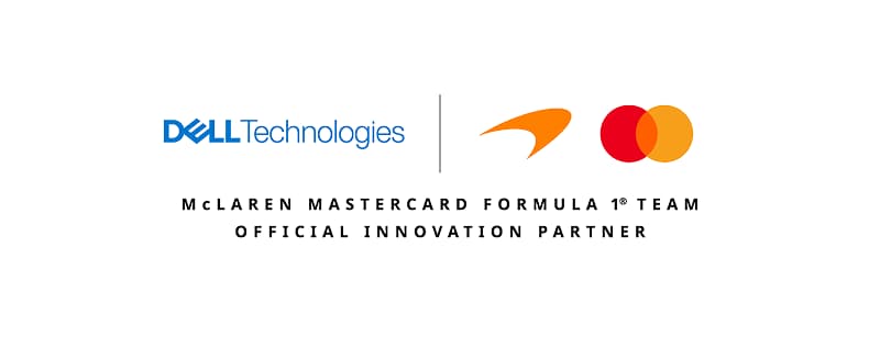 Dell Technologies McLaren Mastercard Formula 1®  team official innovation partnership.