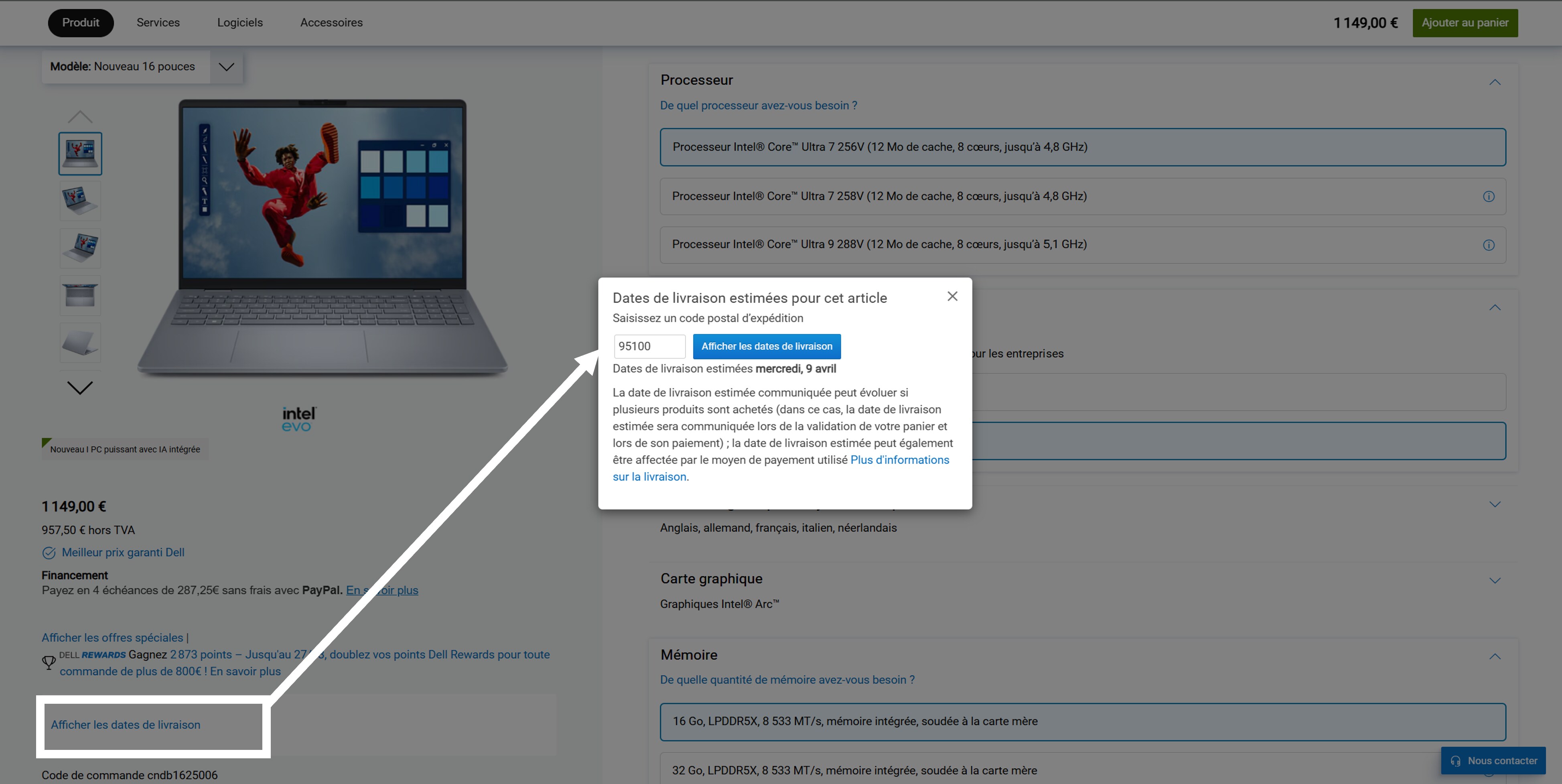 dell free shipping on PD page