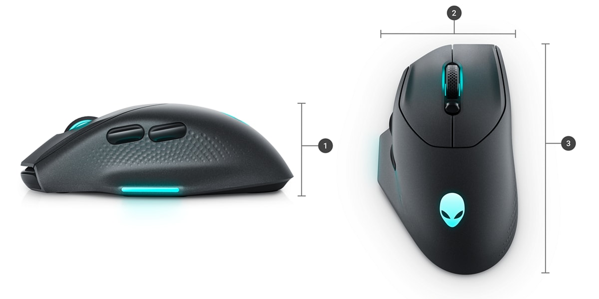 ALIENWARE WIRELESS GAMING MOUSE AW620M ALIENWARE WIRELESS GAMING MOUSE AW620M