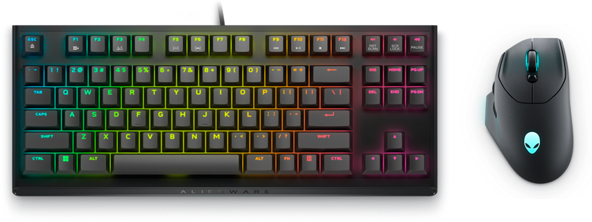 Wireless Alienware Gaming Keyboard and Gaming Mouse Bundle Wireless Alienware Gaming Keyboard and Gaming Mouse Bundle