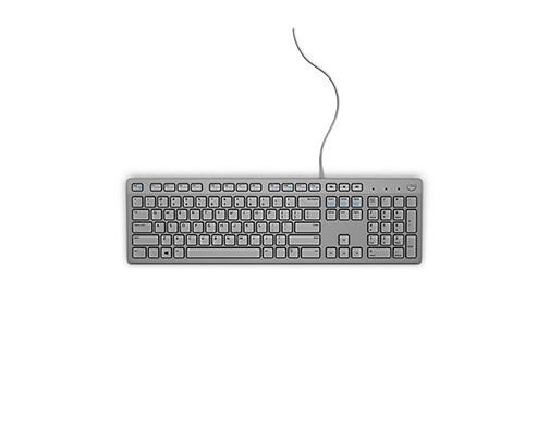 Dell multimediatoetsenbord-KB216 - Verenigd Koninkrijk (QWERTY) - grijs (-PL) 1