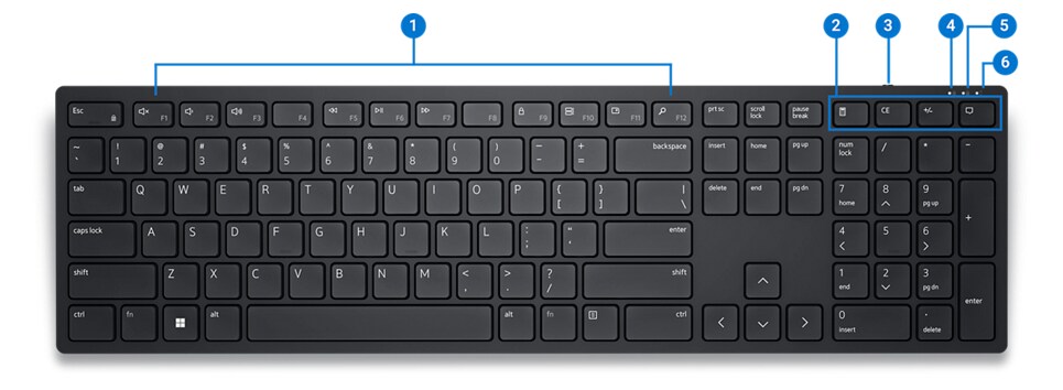 Trouwens Vergelden redden Dell draadloos toetsenbord - KB500 - Duits (QWERTZ) | Dell Nederland