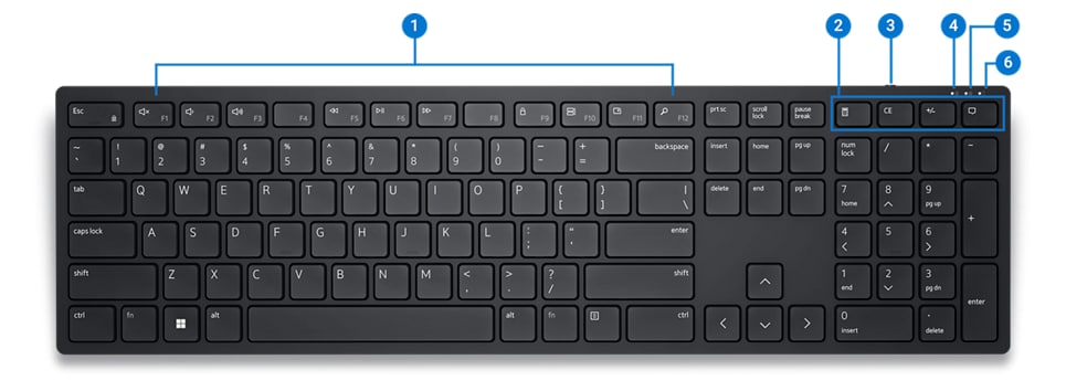 戴尔无线键盘 KB500