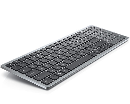 Kompaktowa bezprzewodowa klawiatura Dell do wielu urządzeń KB740 - US International (QWERTY) 1