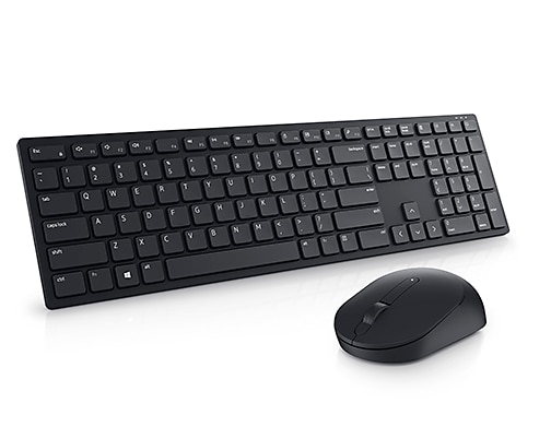 Bezprzewodowa profesjonalna mysz i klawiatura Dell - KM5221W - US International (QWERTY)