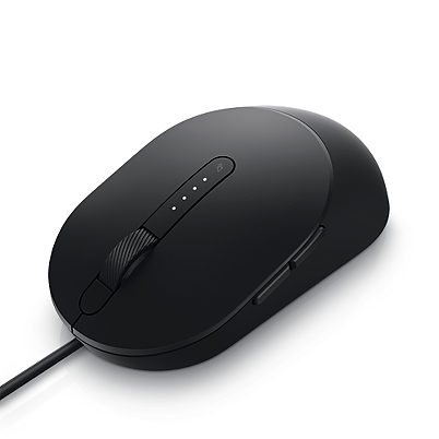 Laserowa mysz przewodowa Dell — MS3220 — czarna