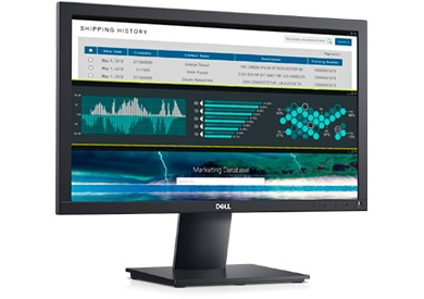  Dell 20 E2020H - Monitor pequeño y delgado de 19.5 pulgadas  60Hz para computadora portátil, computadora y escritorio, HD+ 1600 x 900p,  antirreflejo, pantalla LED, conectividad VGA/Displayport, color :  Electrónica