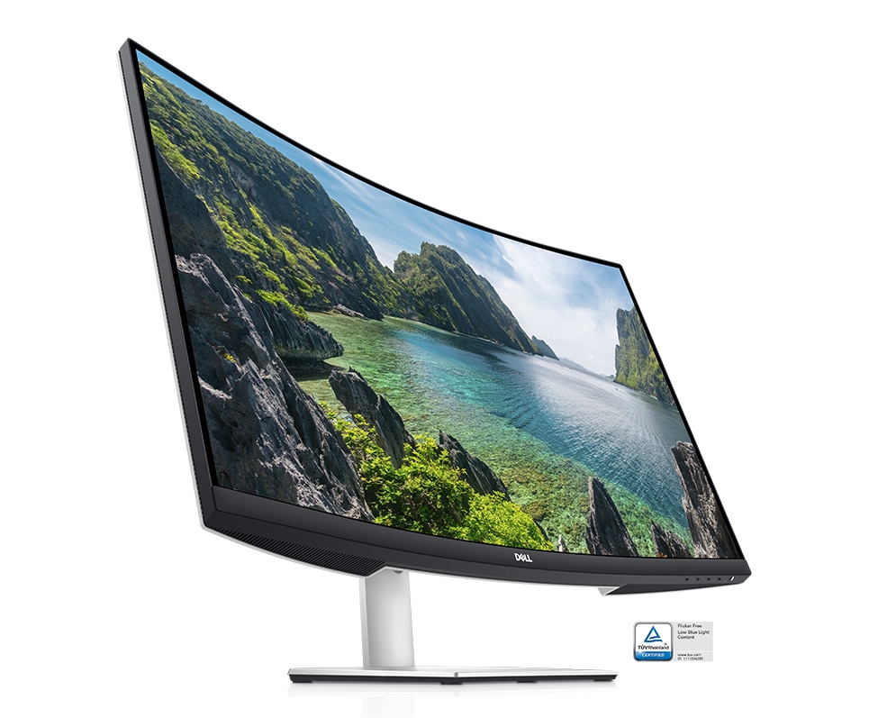 Amazon.co.jp: Dell S3221QS 31.5インチ 曲面 4K モニター ディスプレイ (3年間無輝点交換保証/VA 非光沢  1800R/DisplayPort HDMI x2/sRGB 99%/高さ調整/AMD FreeSync/スピーカー) : パソコン・周辺機器
