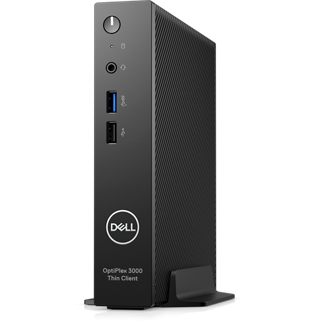 Obrázek tenkého klienta Dell OptiPlex 3000 na bílém pozadí