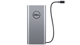 Imagen de un cargador portátil Dell Plus PW7018LC.