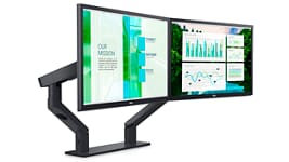 Brazo doble de monitor de Dell: MDA20