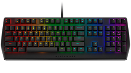 Picture of a Dell Alienware Mechanical Gaming Keyboard AW410K.