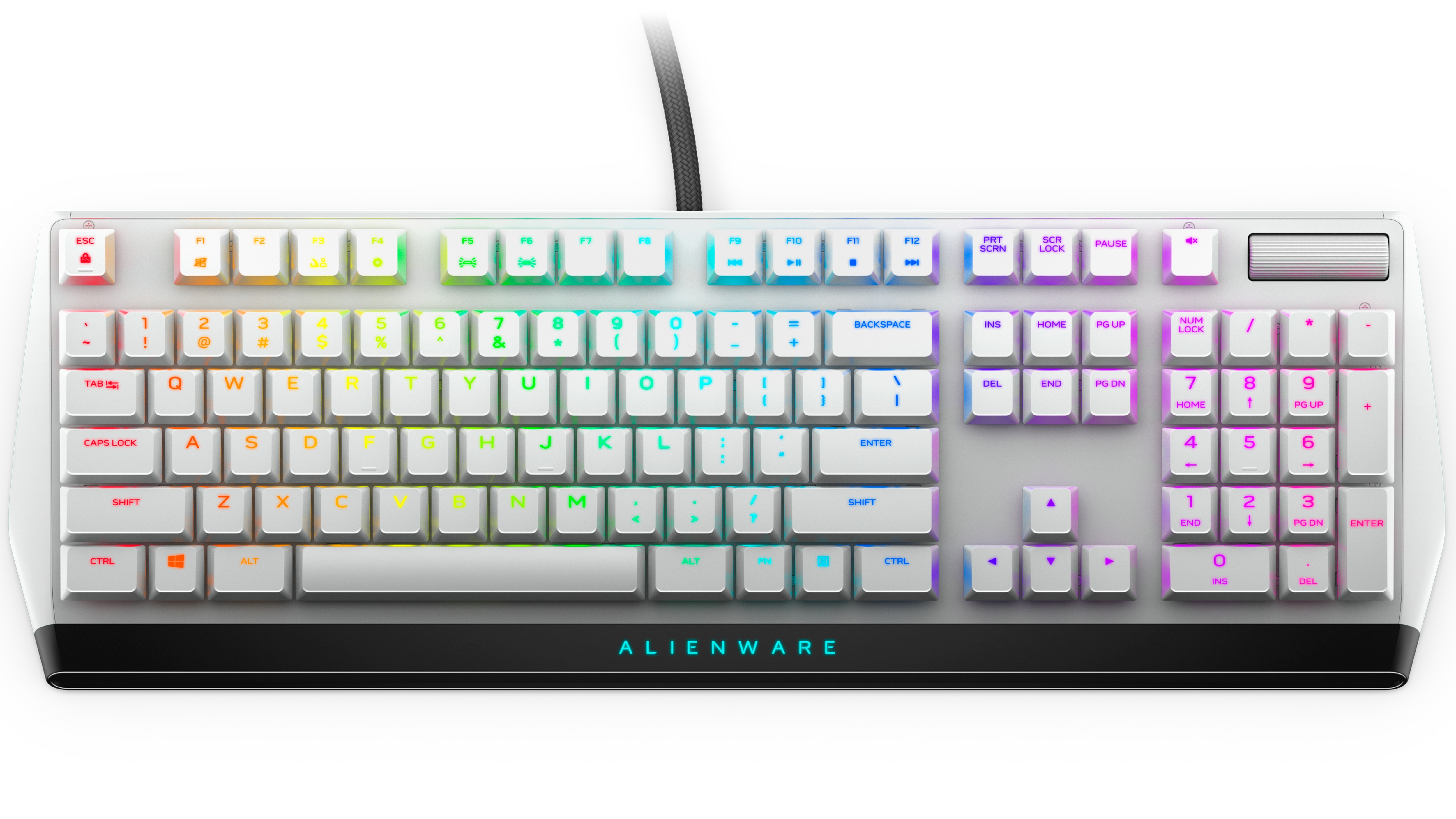 Alienware-Tastatur AW510K – Weiß – Kabelgebunden