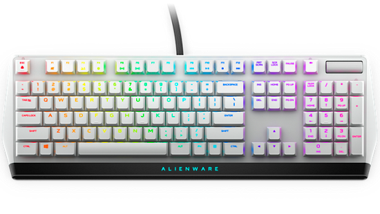 Picture of a Dell Alienware Mechanical Gaming Keyboard AW510K.