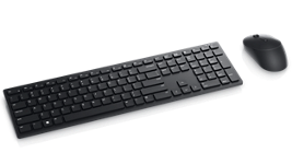 Picture of a Dell Pro Wireless Keyboard and Mouse KM5221W.