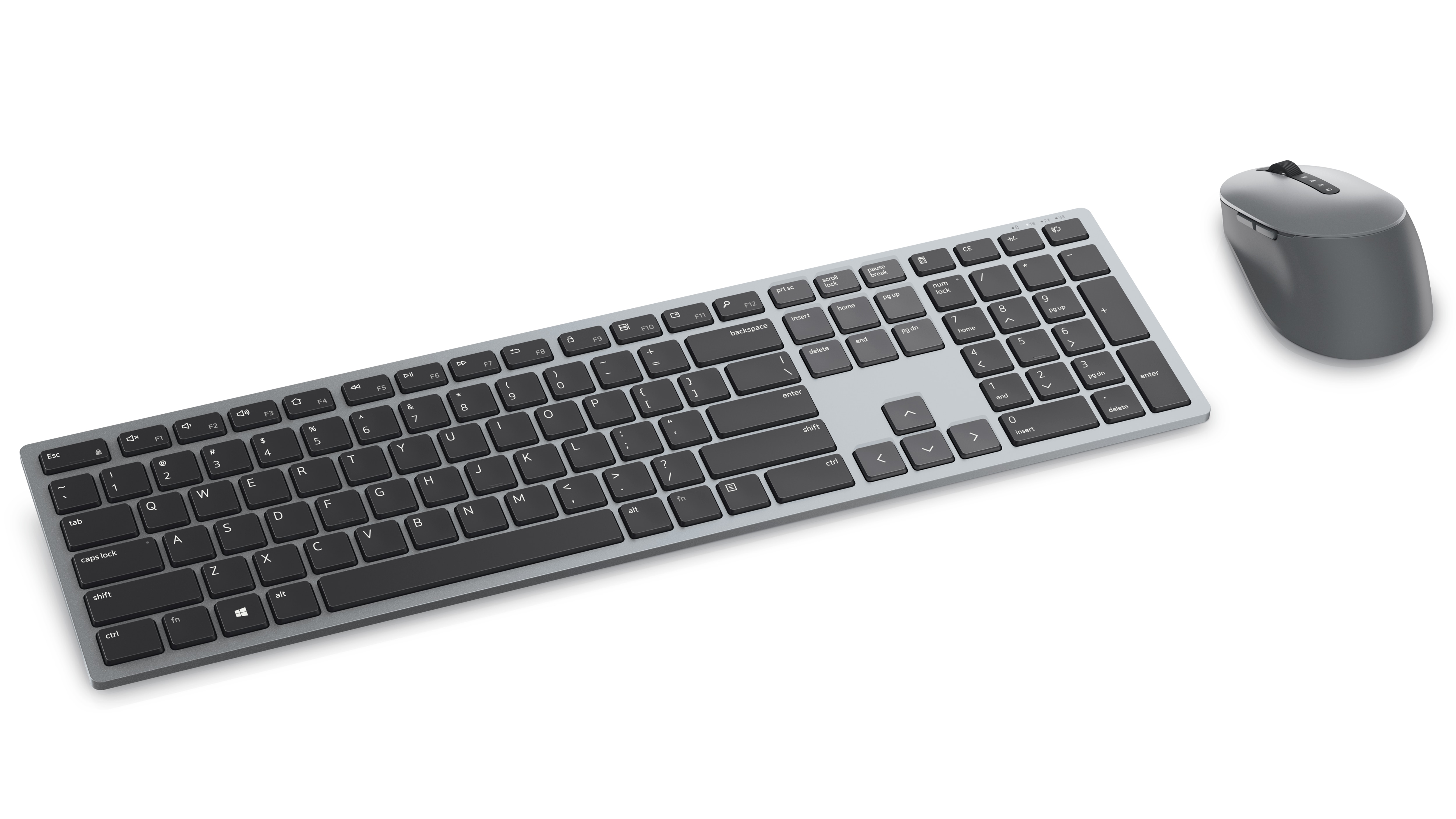 Bild einer kabellosen Dell Premier Tastatur und Maus für mehrere Geräte KM7321W