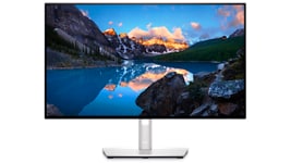 Picture of a Dell U2422H Monitor with a nature landscape in the background.