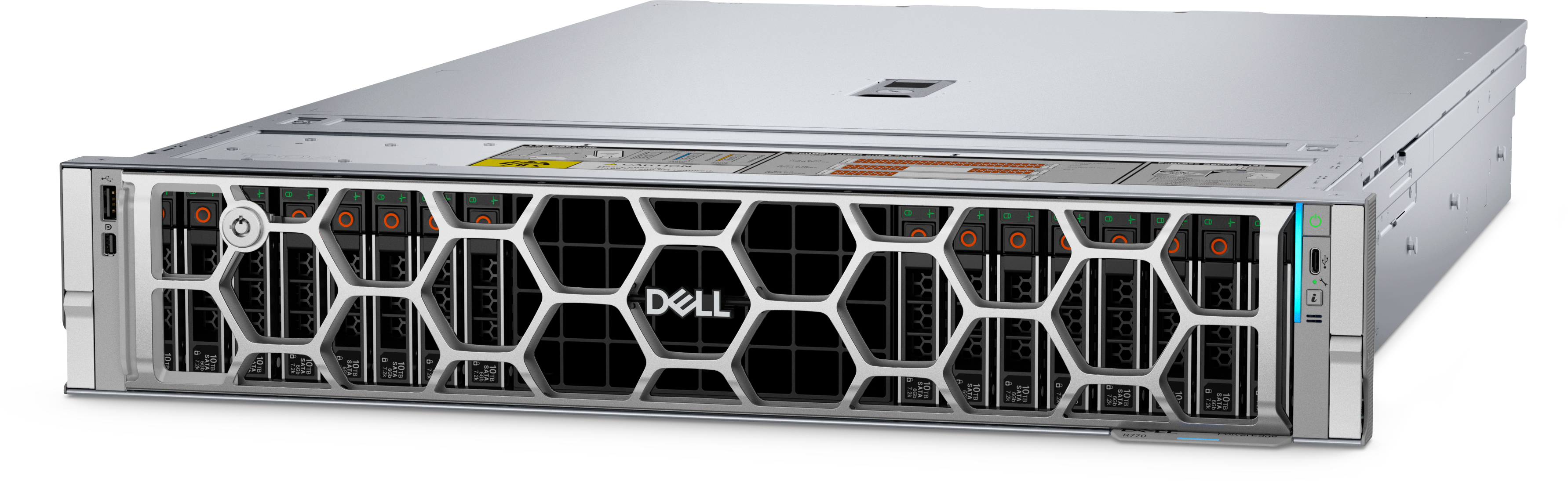 Dell Poweredge R770, Intel® Xeon® 6 Efficient 6756E, 32GB, Kein Betriebssystem