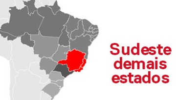 Sudeste – demais estados