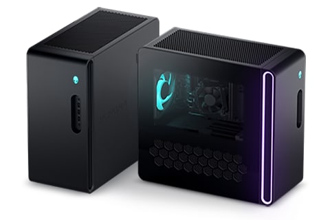 空冷仕様および水冷仕様のAlienware R16ゲーミング デスクトップ