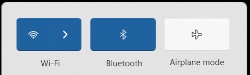 Indicateur Bluetooth activé