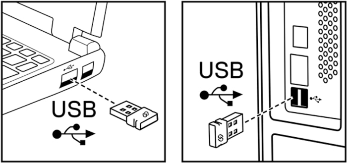 USBワイヤレス レシーバー