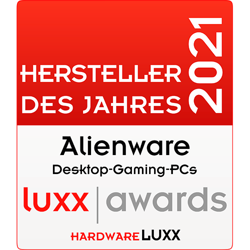 HardwareLuxx Hersteller Des Jahres 2021: Alienware (Desktop-Gaming-PCs)