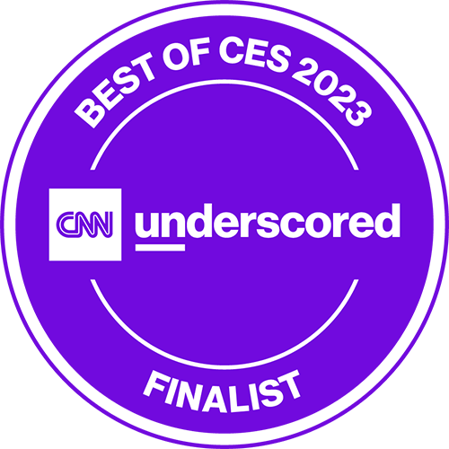 Logo "Melhores da CES 2023 (Finalista)" da CNN Underscored