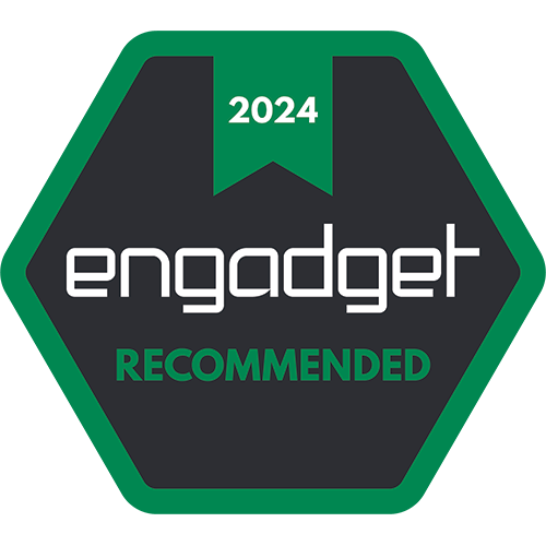 Logo "Recomendado" da Engadget