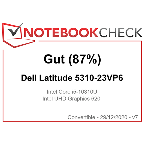 Dell Latitude 13 5310 2-in-1: ‚‚Schickes, kompaktes Metallgehäuse; Gute Tastatur (beleuchtet); Hervorragende Akkulaufzeiten.‘‘ — NotebookCheck