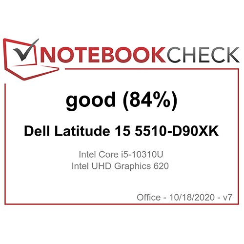 "The Dell Latitude 15 5510 is a solid office laptop with many optional features."  — NotebookCheck