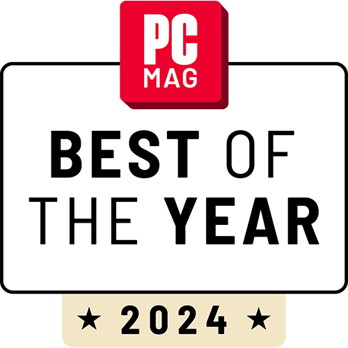 PCMag "Best of the year 2024" logo