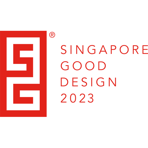 Logo der „Singapore Good Design 2023” Auszeichnung