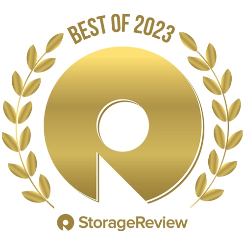 StorageReview best of 2023 logo