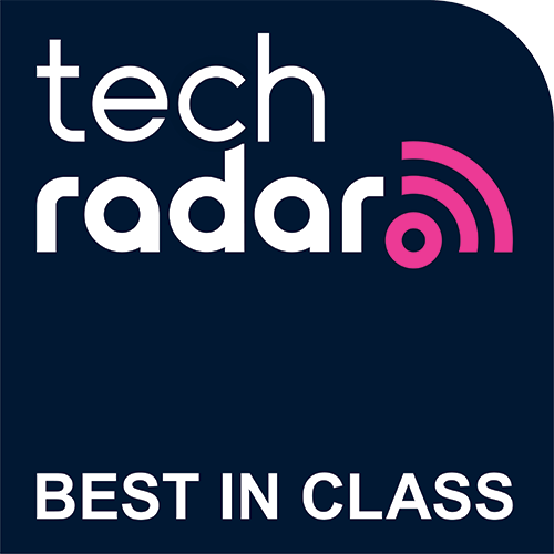 TechRadar "Best in Class Award" logo