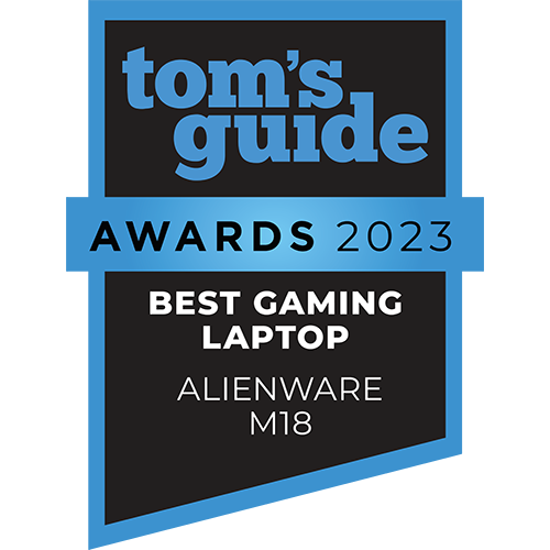 Tom's Guide Awards 2023 "Best Gaming Laptop: "Alienware m18" logo