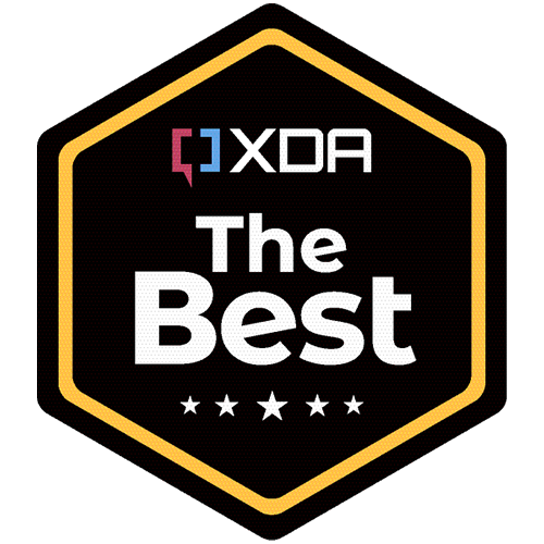 XDA Developers "The Best" Award logo