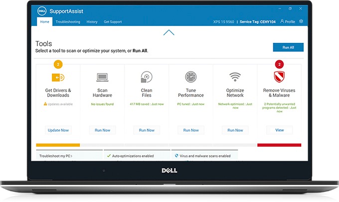 dell support assist download software