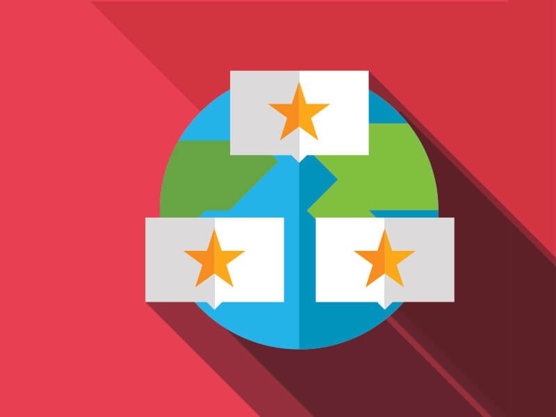 Alcance global, suporte local