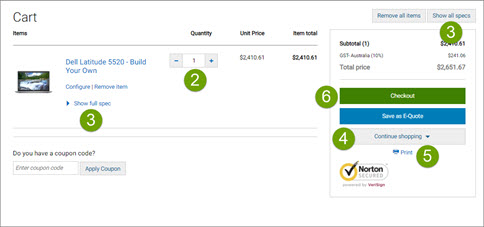 How to return an order through Dell website