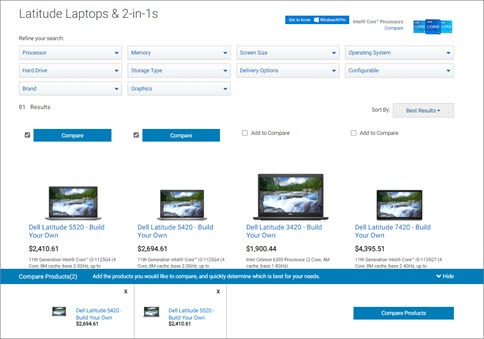 Product Comparison