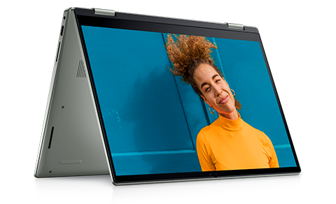 New Inspiron 14 2-in-1 AMD 【即納】プラチナ（大容量メモリー&SSD・Office H&B付）