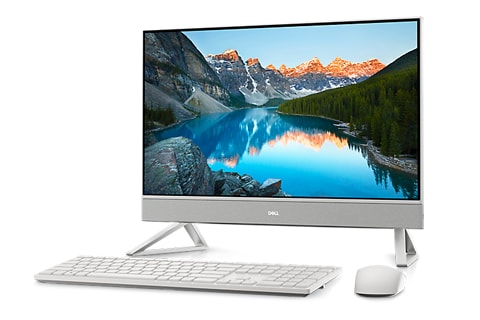 New Inspiron 24 AMD フレームレス デスクトップ 【即納】スタンダード（パールホワイト・Office付）