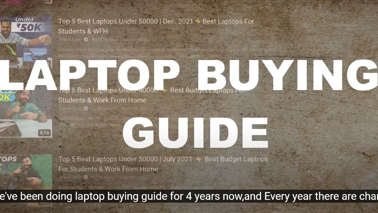Detailed Laptop Buying Guide 2022.Don't Miss This Video