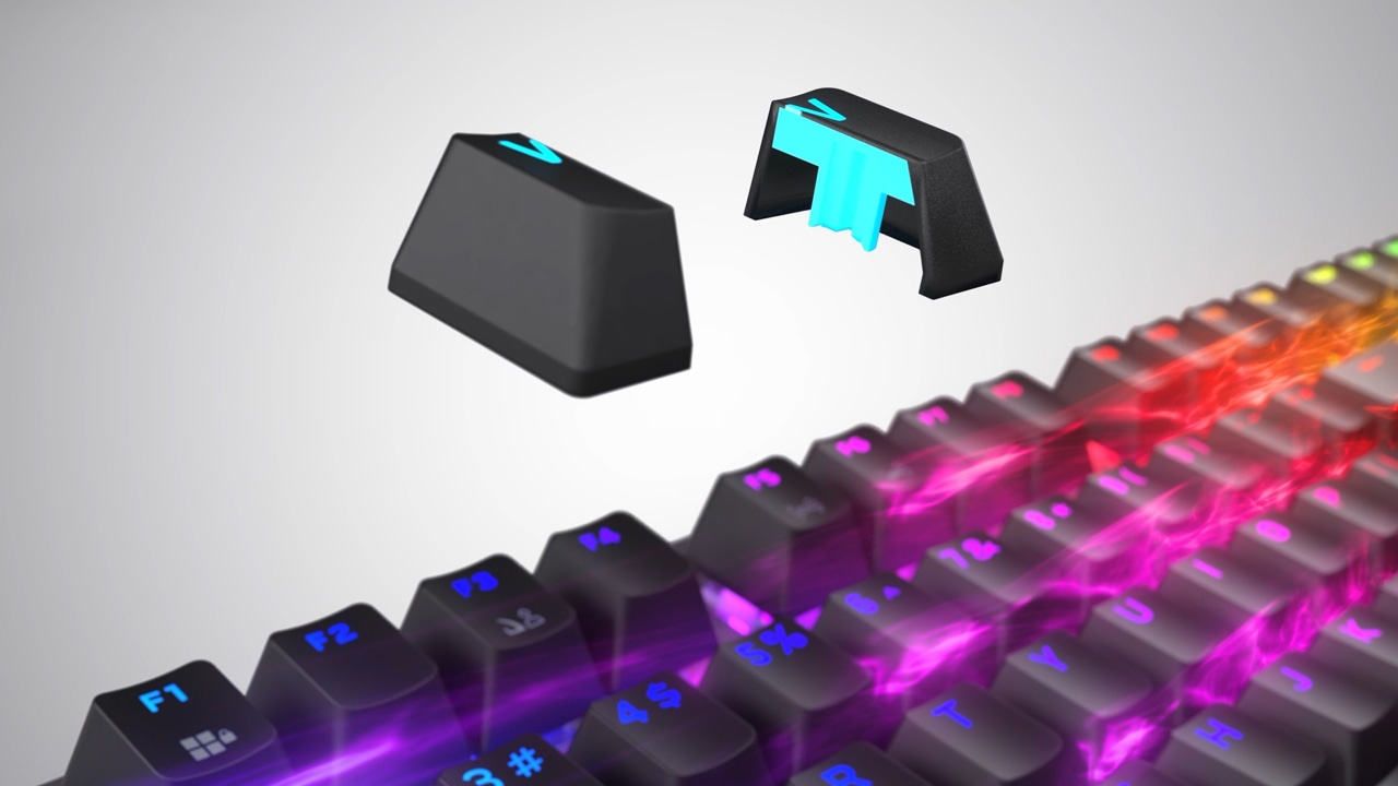 AW920K Wireless Gaming Keyboard: double shot PBT keycaps
