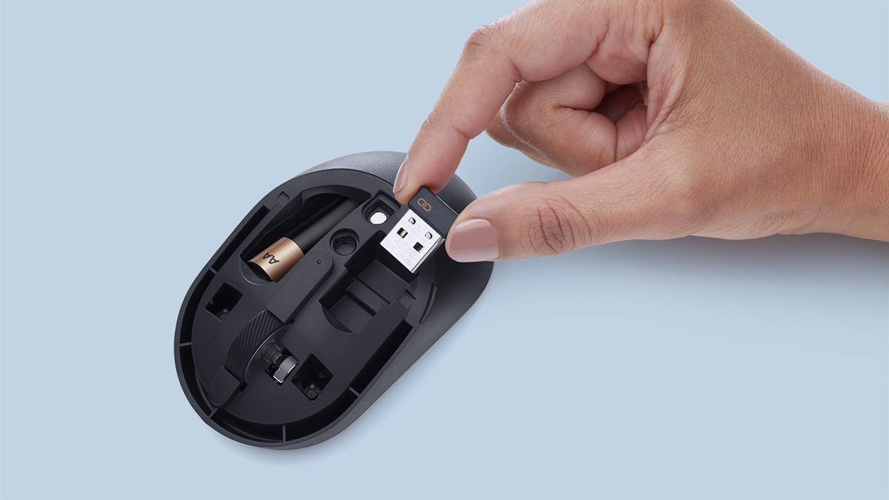 Dell Silent Mouse: bekvem opbevaring