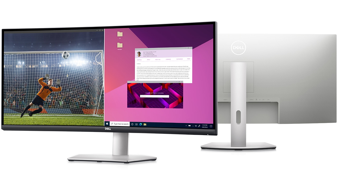 Dell 34 Inch Curved USB-C Monitor (S3423DWC) : Computer Monitors 