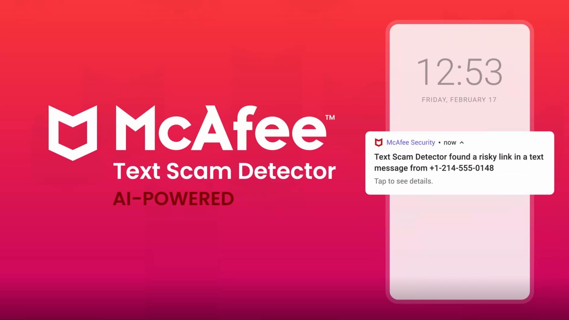 McAfee Text Scam Detector (TSD)