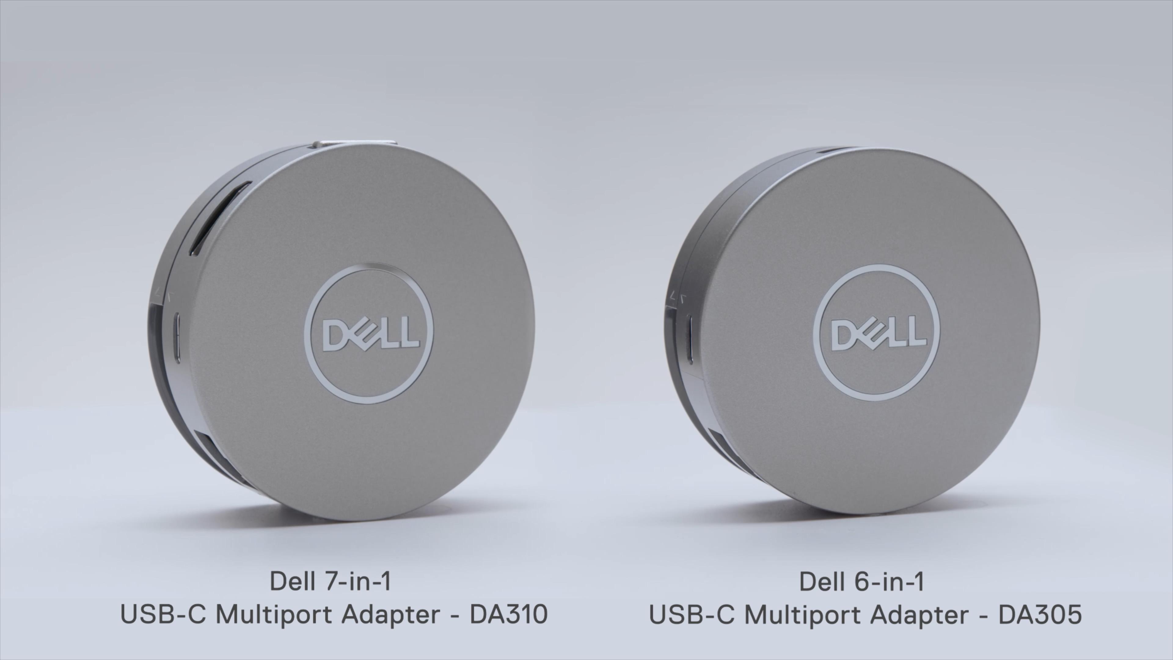 Dell 7-in-1および6-in-1 USB-Cマルチポート アダプター - DA310およびDA305